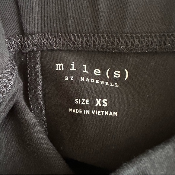 *3/$20* MILES by MADEWELL Black High Rise Leggings XS - Picture 5 of 6